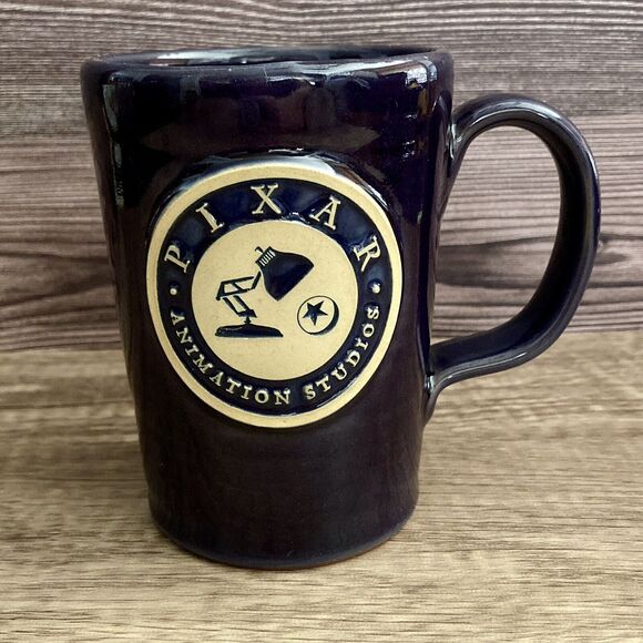 Deneen Pottery Mug Pixar Animation 2015 Abby Style Dark Purple Eggplant - Picture 1 of 10